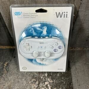 Nintendo 2110266 Wii Classic Controller - White NEW SEALED
